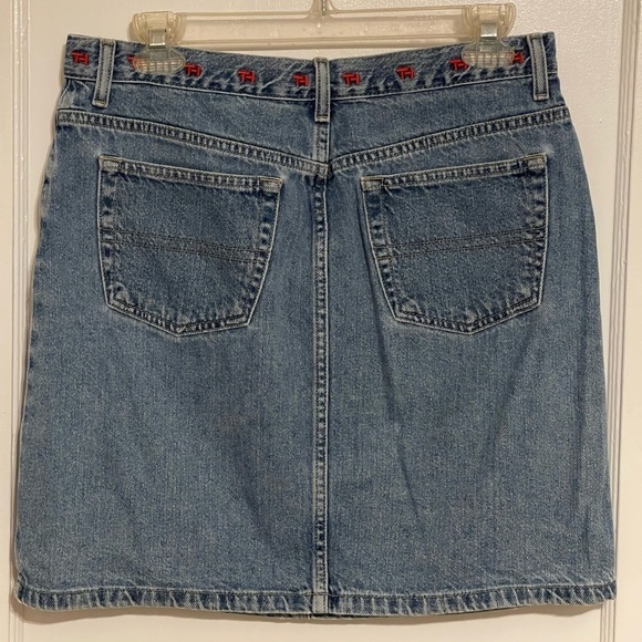 Tommy Hilfiger 90’s Style Denim Skirt - Picture 2 of 3